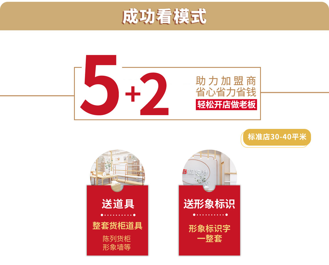 5送2返助力加盟商轻松开店做老板