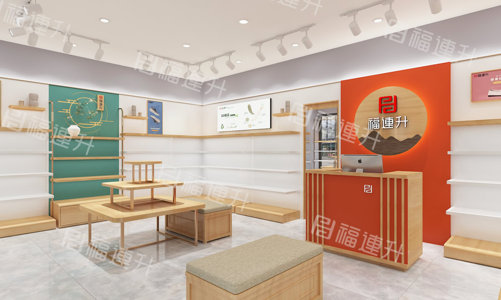 福连升健康舒适休闲鞋、老北京布鞋店面效果图4