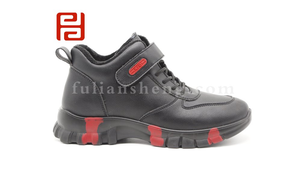 福连升2020冬季新款高帮轻弹保暖隔寒保暖运动女鞋图片