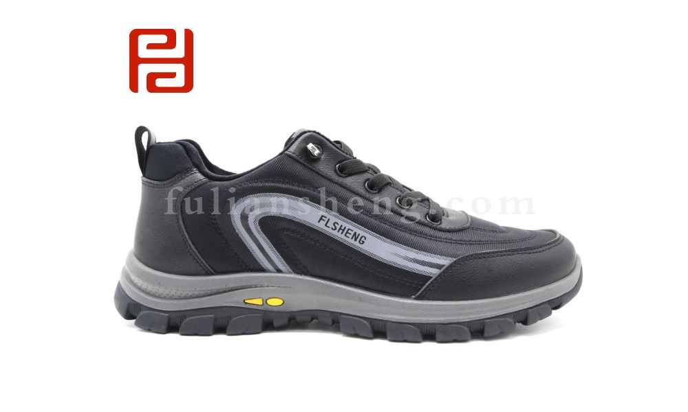 福连升休闲鞋男鞋中老年舒适保暖运动鞋橡胶软底FJA-98265061图片