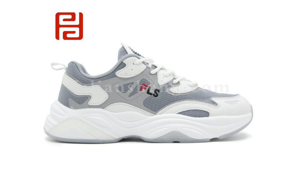 福连升秋季新款运动休闲鞋老爹鞋厚底轻便运动男鞋