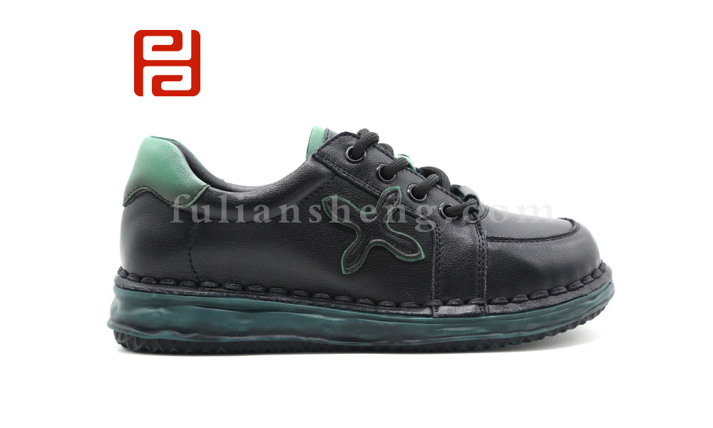 福连升秋季休闲女鞋单鞋拼色舒适女鞋FLB-15162304