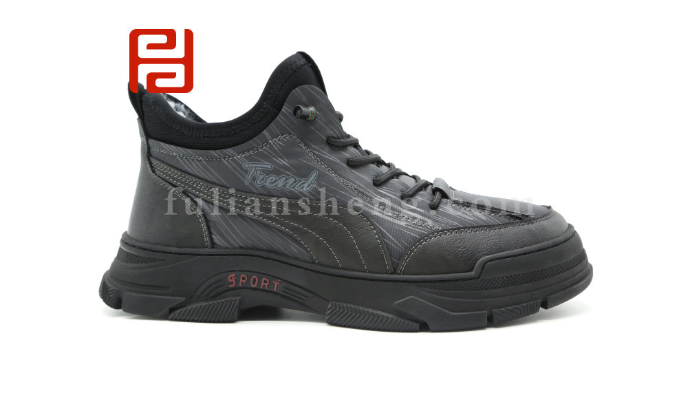 福连升冬季舒适轻便柔软保暖休闲鞋老北京布鞋男鞋