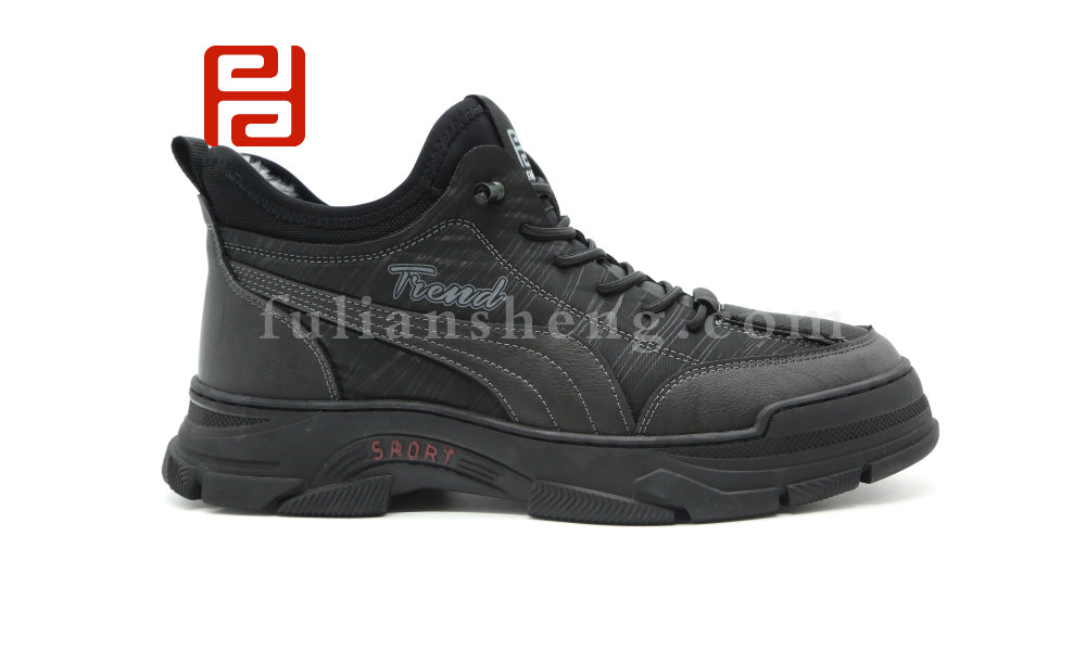 福连升冬季舒适轻便柔软保暖休闲鞋老北京布鞋男鞋