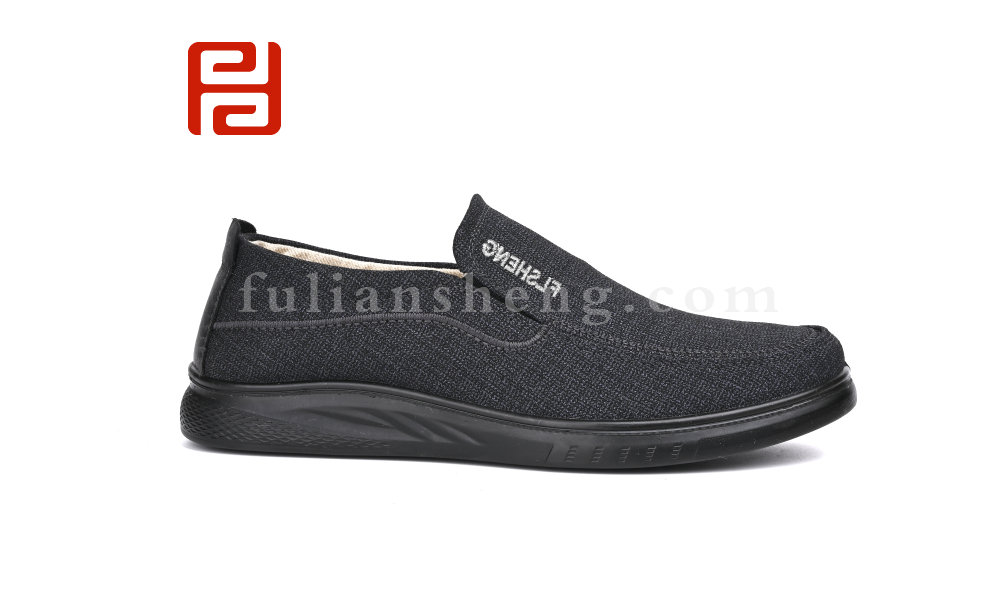 福连升春秋男款单鞋休闲舒适养生中老年鞋
