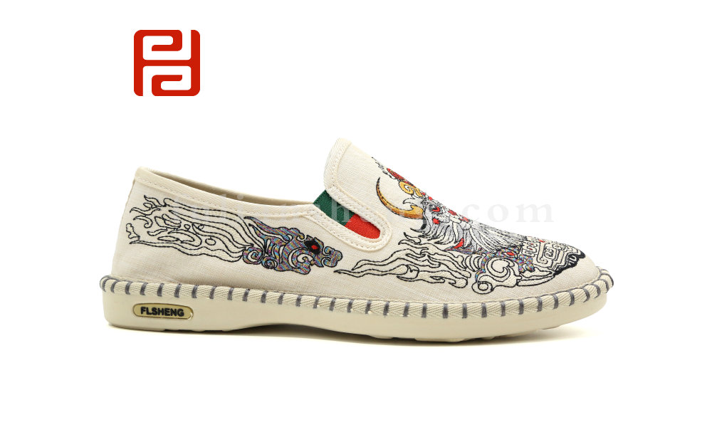 福连升春秋时尚国粹休闲鞋中国风男鞋老北京布鞋