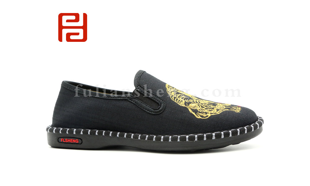 福连升春秋季时尚国粹休闲鞋中国风男鞋老北京布鞋