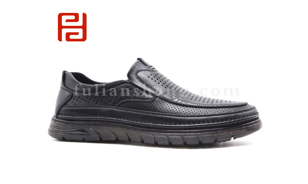 福连升夏季男鞋轻松工作商务鞋轻软透气休闲男鞋