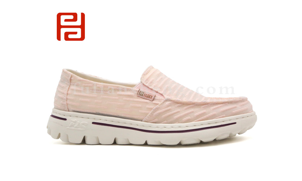 福连升夏季女鞋休闲生活超轻鞋网纱透气面料