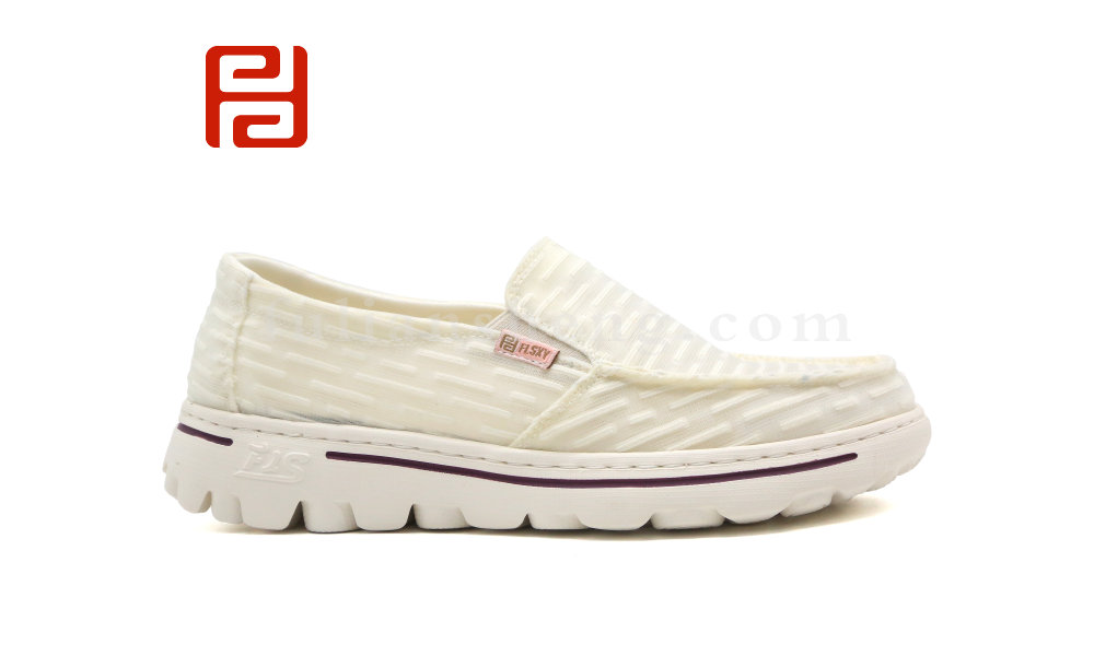 福连升夏季女鞋休闲生活超轻鞋网纱透气面料