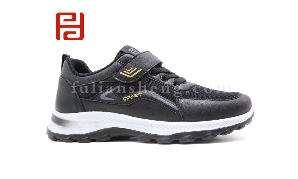 福连升春秋新款休闲运动男鞋健步鞋男单鞋