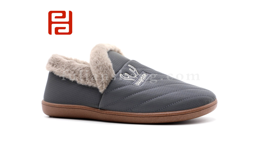 福连升冬季新款居家时光男鞋居家拖鞋