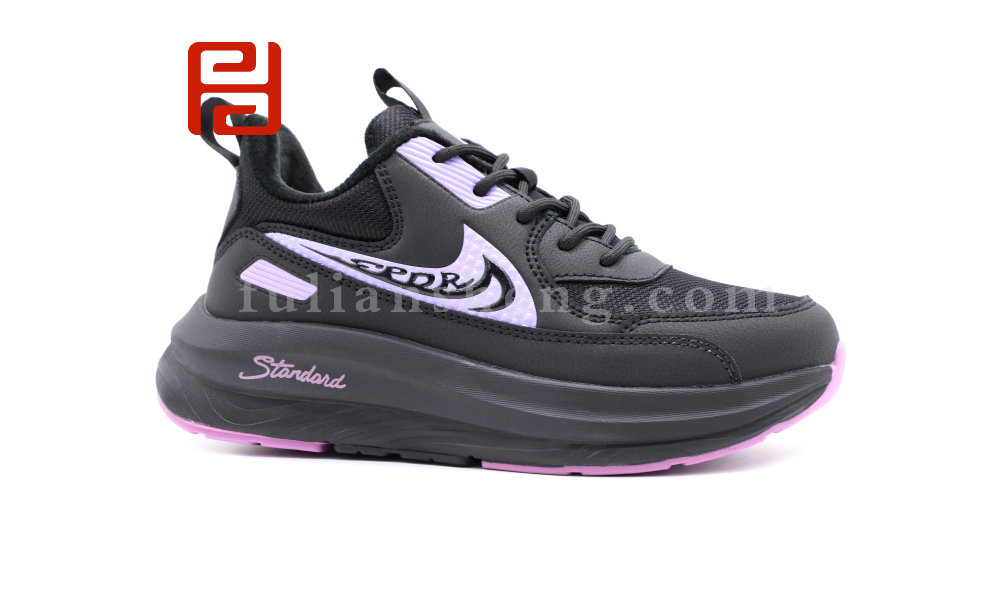 福连升冬季新款运动生活女鞋快乐运动鞋