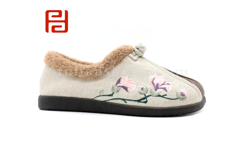 福连升冬季新款中国风尚老北京布鞋汉唐风韵汉舞鞋