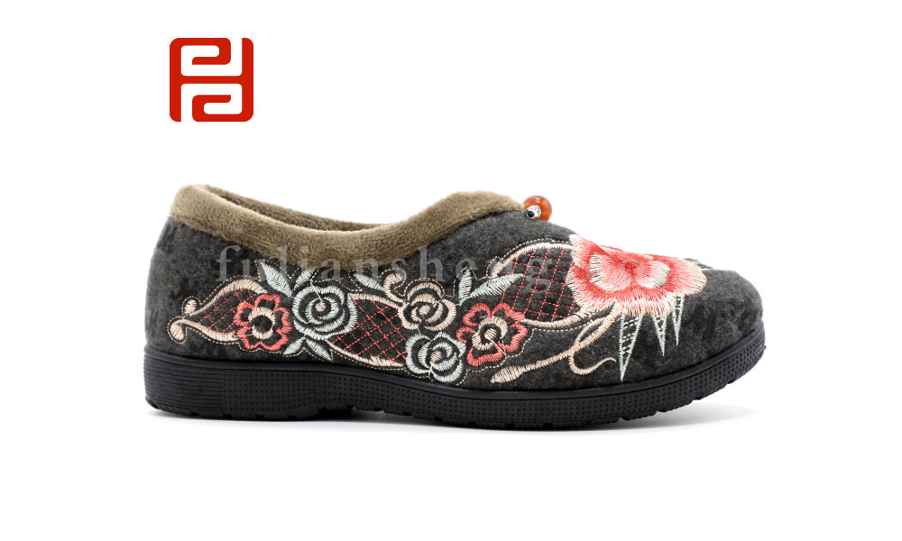 福连升冬季新款中国风尚老北京布鞋汉唐风韵汉舞鞋