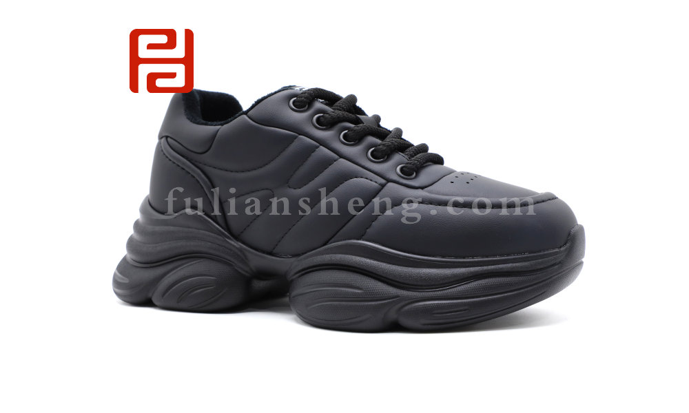 福连升冬季新款运动生活女鞋时尚运动老爹鞋