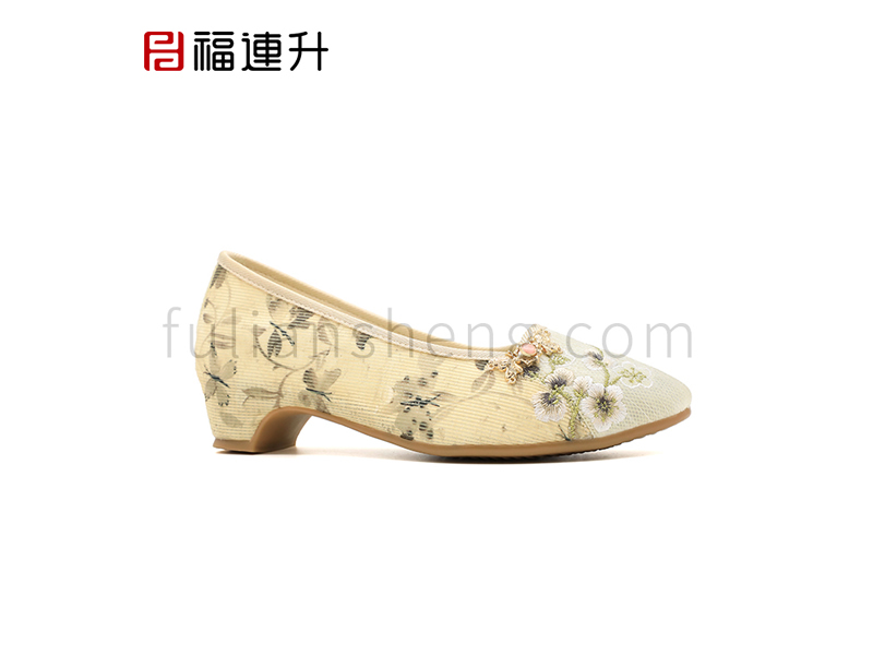 福连升夏季新款汉唐风韵女鞋休闲汉舞鞋