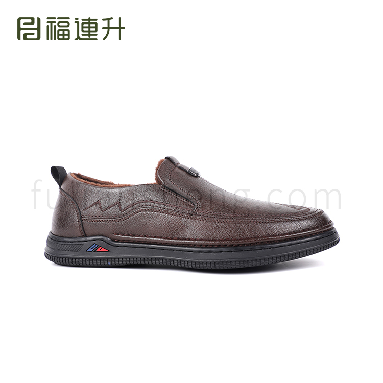 福连升冬季商务休闲男鞋
