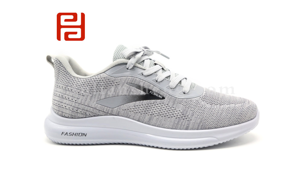 福连升休闲运动鞋春季飞织男鞋轻便缓震舒适漫步鞋图片