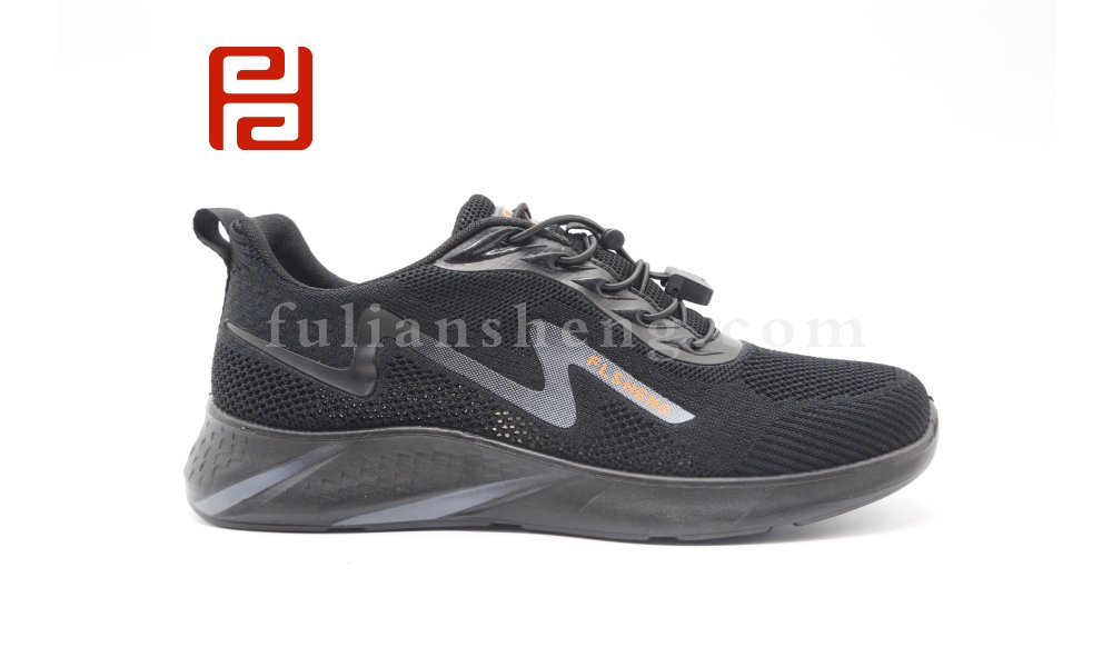 福连升夏季休闲运动飞织透气网布漫步男鞋软底健步鞋图片