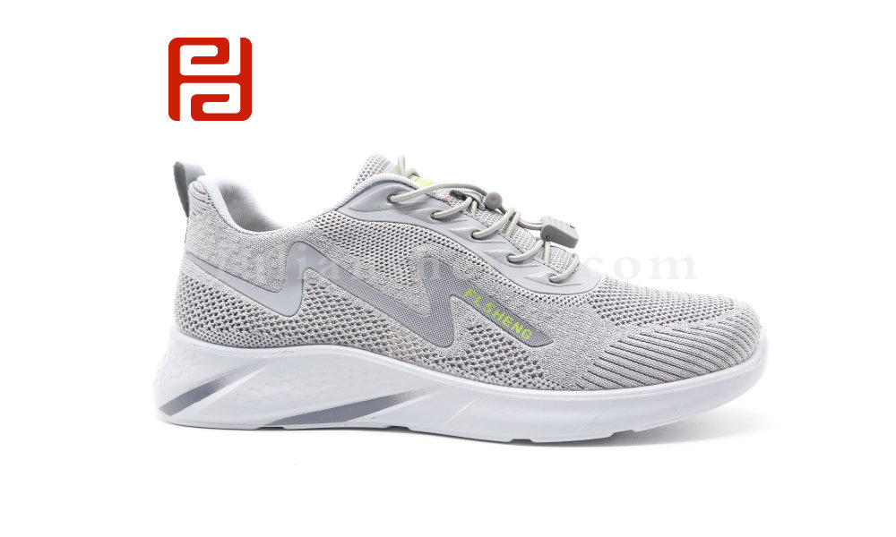 福连升夏季休闲运动飞织透气网布漫步男鞋软底健步鞋图片