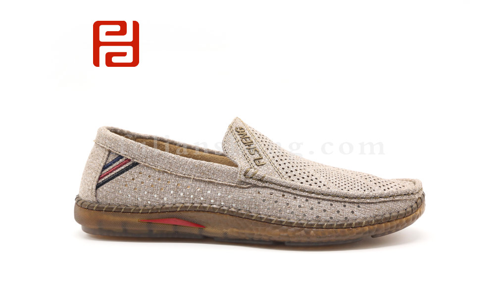 福连升夏季休闲男鞋老北京牛筋软底透气布鞋平底开车鞋图片