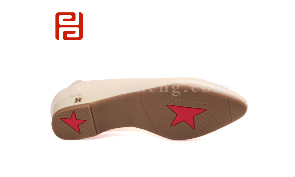 福连升休闲商务女鞋防水布鞋坡跟软底工装鞋20春(图4)