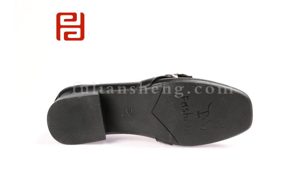 福连升时尚休闲光面女鞋浅口单鞋低跟休闲鞋(图5)