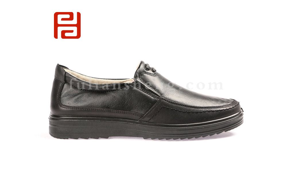 福连升2020春商务休闲轻便软底老北京布鞋男士单鞋(图2)