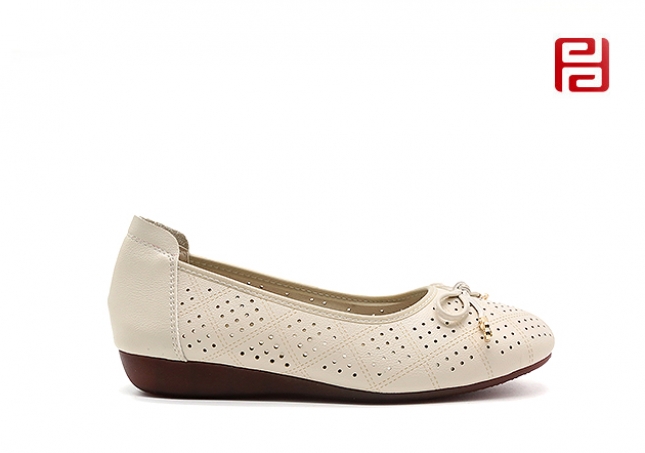 福连升夏季女鞋小芭蕾浅口鞋子低跟舒适休闲女鞋