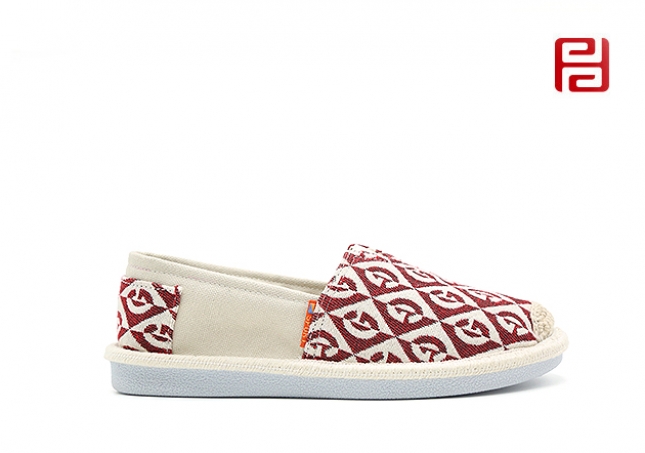 福连升秋季舒适休闲渔夫鞋女鞋帆布写轻便鞋底