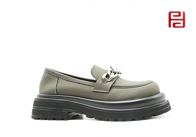 福连升春秋女鞋甜辣时尚增高乐福鞋单鞋