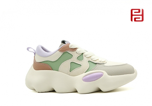 福连升春秋女鞋单鞋时尚运动厚底鞋子