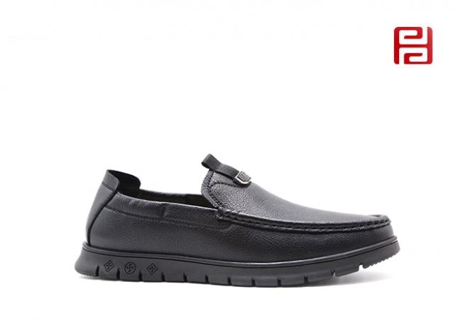 福连升秋季新款商务休闲豆豆鞋
