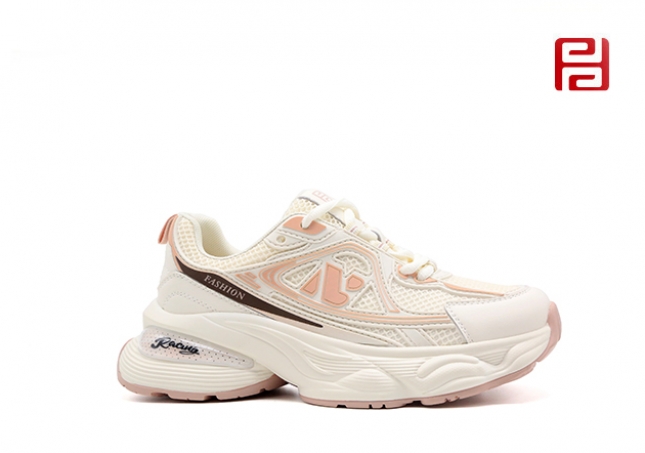 福连升春秋新款时尚运动女鞋老爹鞋单鞋