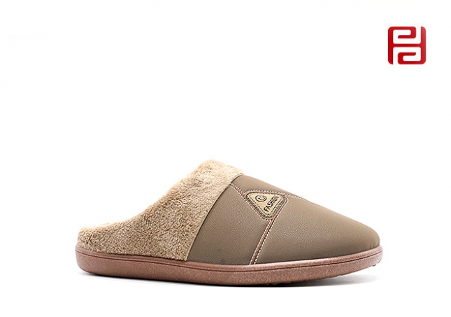 福连升冬季新款居家时光男鞋拖鞋居家拖鞋