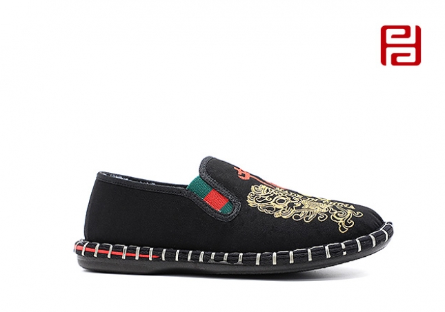 福连升冬季新款中国风尚老北京布鞋时尚国粹休闲鞋