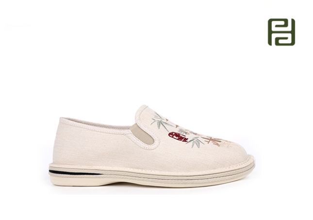 福连升春季新款中国风男鞋绣花布鞋