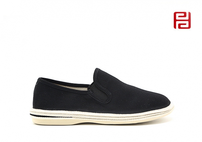 福连升老北京布鞋传统冲服呢聚氨酯软底舒适男鞋单鞋棉麻内里