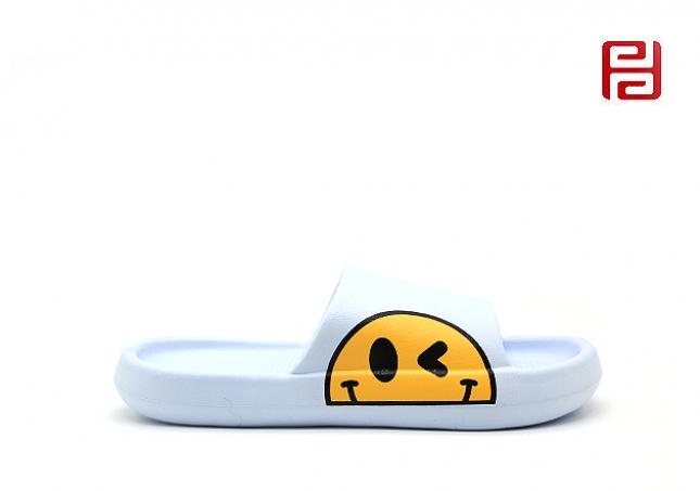 福连升夏季女款凉拖鞋防滑软底笑脸情侣沙滩拖鞋