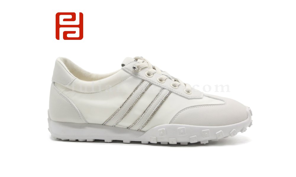 福连升春季女鞋平底休闲百搭小白鞋板鞋学生鞋