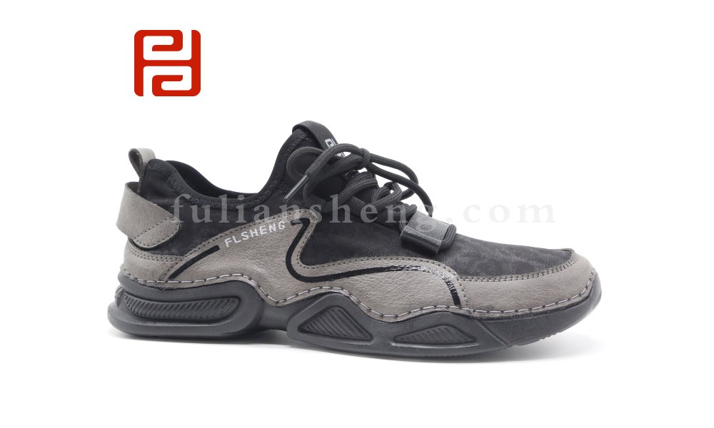 福连升春季新款休闲运动旅游鞋户外漫步鞋拼色男鞋