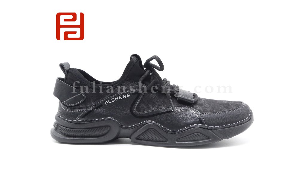 福连升春季新款休闲运动旅游鞋户外漫步鞋拼色男鞋